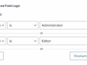 Product image showing the MCG Software User Role Conditional Logic plugin for Gravity Forms.