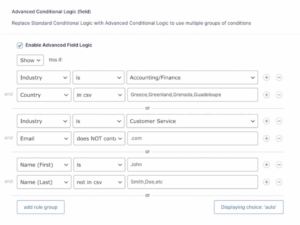 Product image for Advanced Conditional Logic by MCG Software