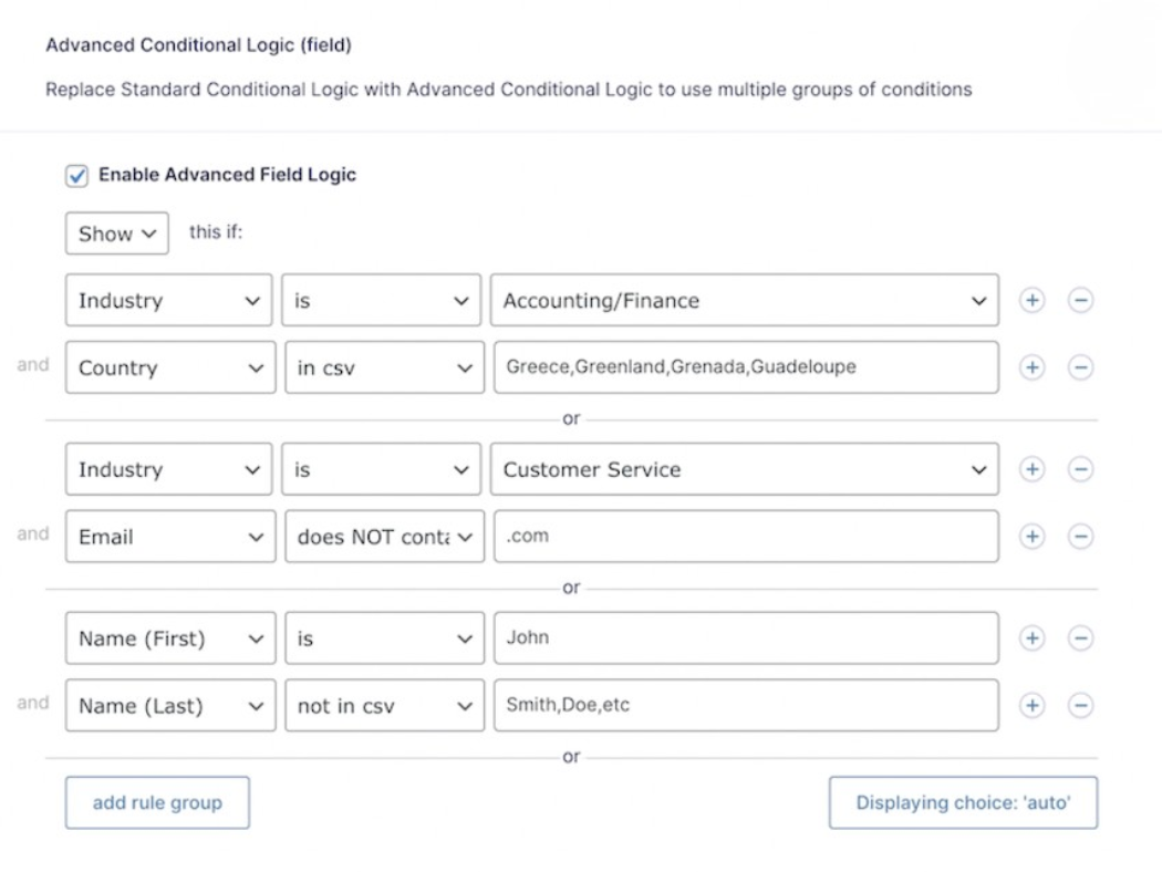 Product image for Advanced Conditional Logic by MCG Software