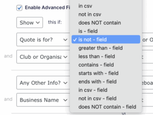 Product image showing the MCG Software Field Comparison Extension for Gravity Forms.