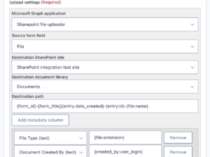 SharePoint File Uploader for Gravity Flow